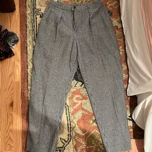 Vintage Pendleton 100% wool houndstooth trousers